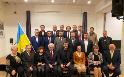 Delegația UUR la Congresul European al Ucrainenilor, 30 noiembrie 2019, Praga, Cehia