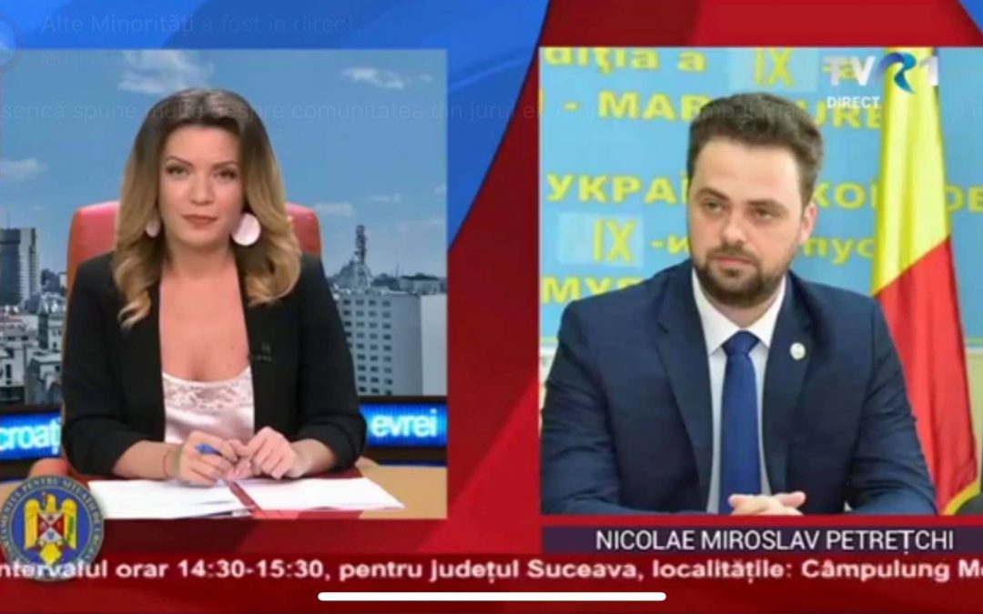 Deputatul Nicolae Miroslav Petrețchi invitat la emisiunea „Conviețuri”