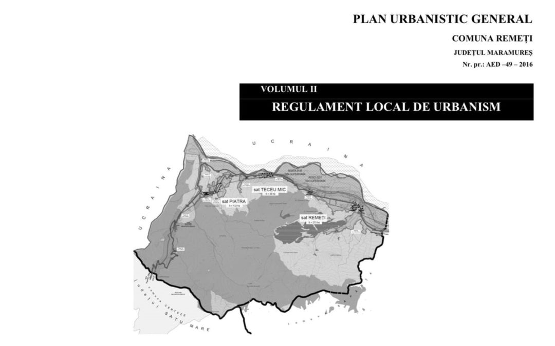 Solicitare referitoare la planul urbanistic general al comunei Remeți