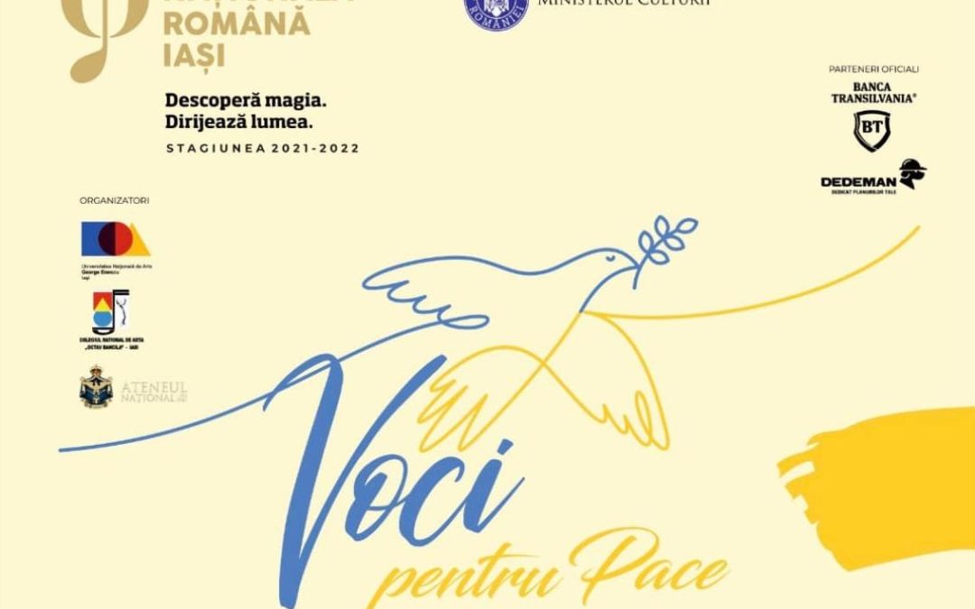 Campanie de strângere de fonduri ”Voci pentru Pace”, pentru copiii din Ucraina