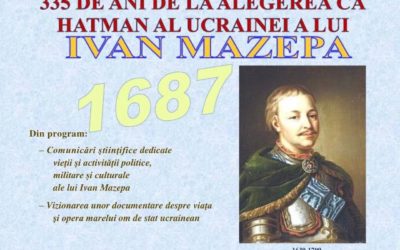 335 de ani de la alegerea ca hatman al Ucrainei a lui Ivan Mazepa