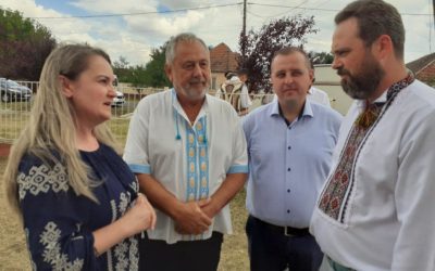 Nicolae Miroslav Petrețchi s-a întâlnit cu cetățeni ucraineni refugiați în Timiș