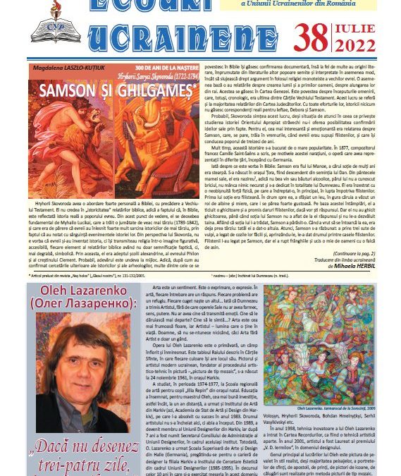 Ecouri ucrainene Nr. 38, iulie 2022