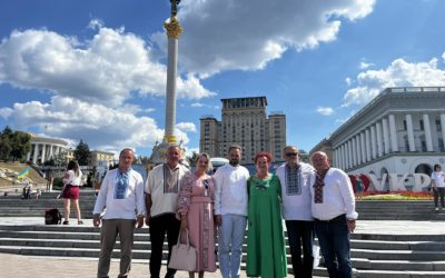 Vizită de lucru a delegației Uniunii Ucrainenilor din România la KIev