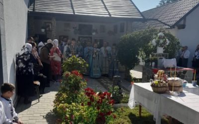 Zi de sărbătoare în parohia Gropeni din comuna Bălcăuți, județul Suceava