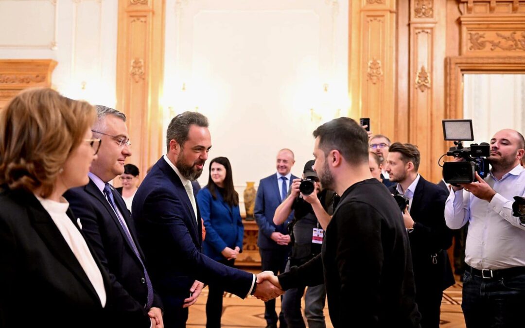 Președintele UUR a participat la intrevederea cu președintele Ucrainei