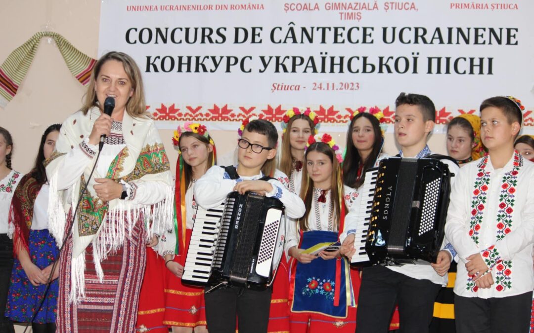 A VIII-a ediție a Concursului de Cântece Ucrainene, desfășurată la Știuca