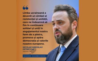 Declație politică cu ocazia Zilei Limbii Ucrainene în România