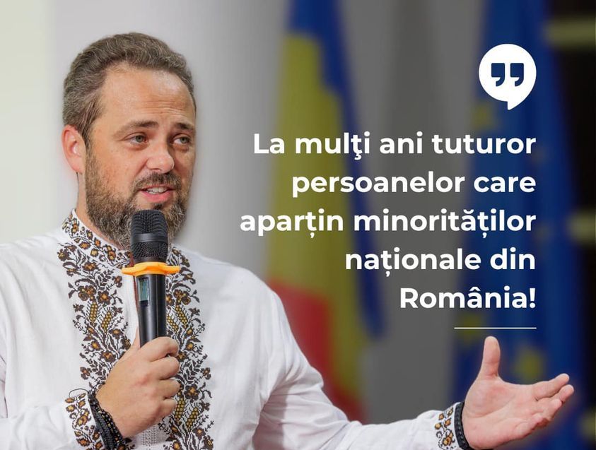 Привітання голови СУР з нагоди Дня національних меншин Румунії