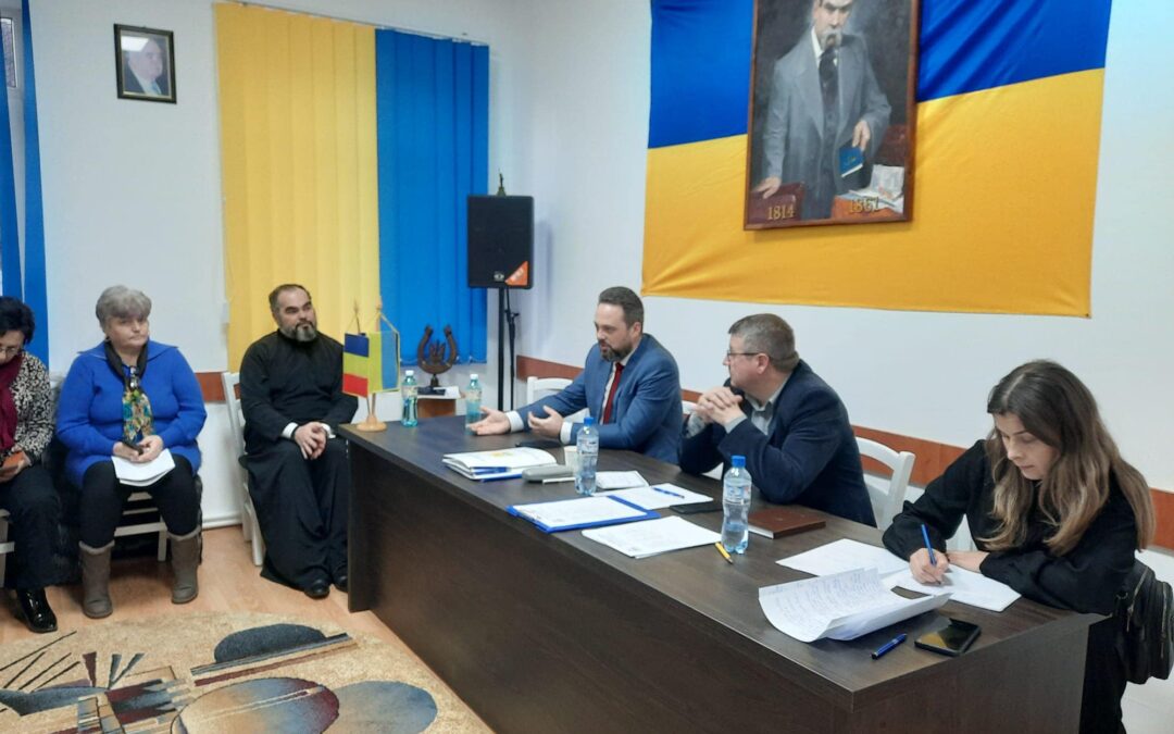 Problemele etnicilor ucraineni, discutate cu membrii Filalei UUR-Suceava