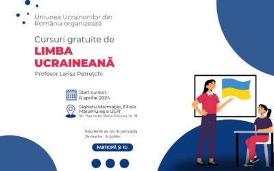 Cursuri gratuite de limba ucraineană, organizate de UUR la Sighetu Marmaţiei