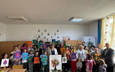 Atelier creativ pentru copiii ucraineni, organizat de Filiala Caraș-Severin a UUR