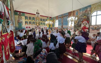 Престольне свято церкви святих Петра і Павла у селі Петроаса Маре