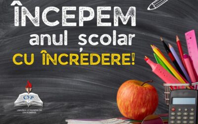 Mesaj de felicitare al UUR cu ocazia începerii noului an școlar