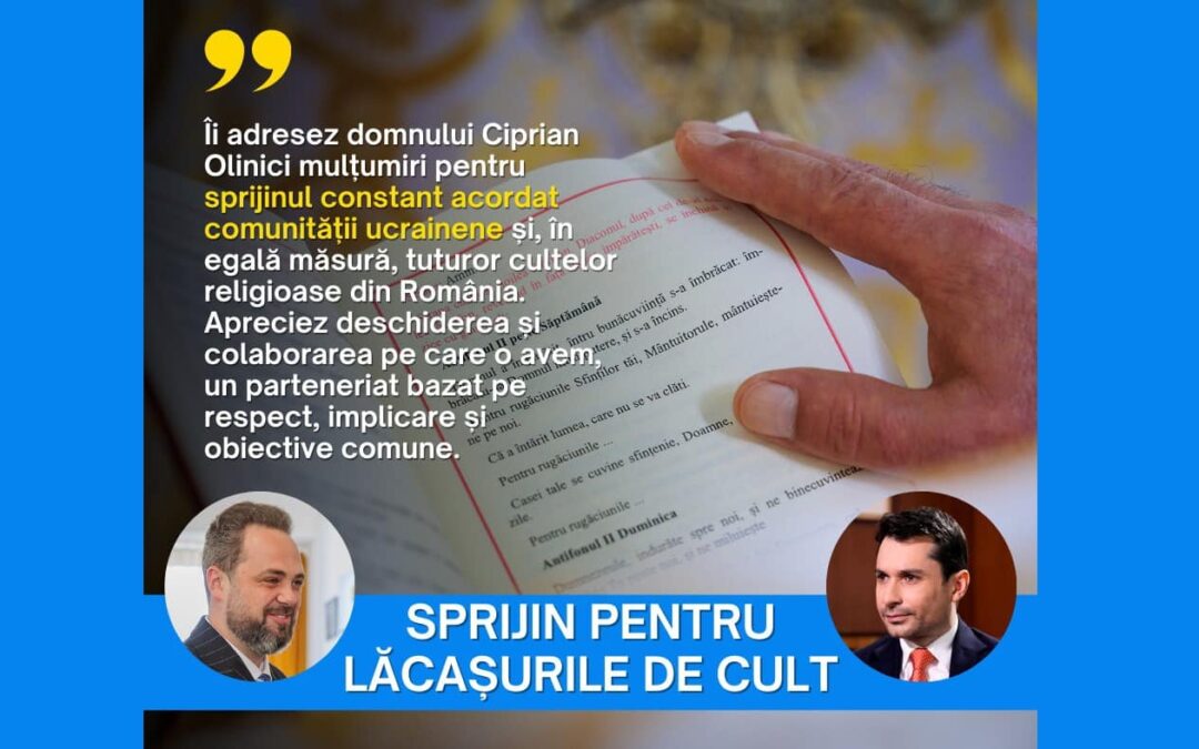 Discuție aplicată cu secretarul de stat pentru culte, domnul Ciprian Olinici