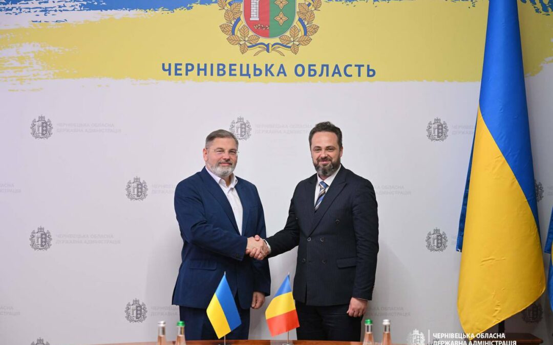 Întrevederea președintelui UUR cu șeful ARS Cernăuți Ruslan Zaparaniuk
