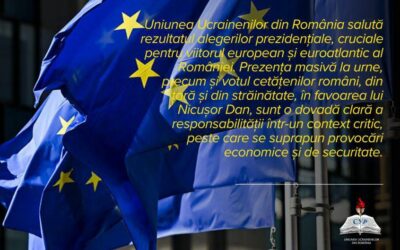 Uniunea Ucrainenilor din România salută rezultatul alegerilor prezidențiale