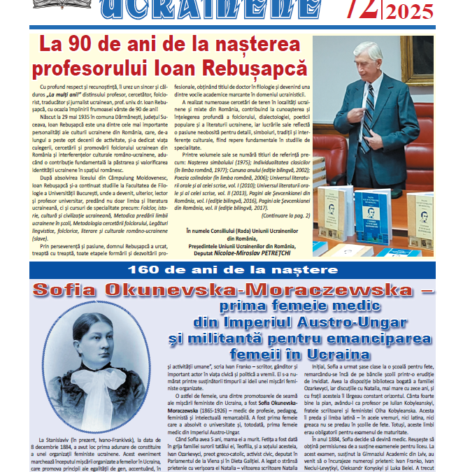 Ecouri ucrainene Nr. 72, mai 2025